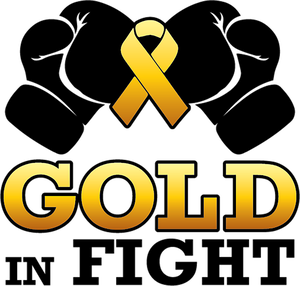 Gold in Fight Logo - click to donate
